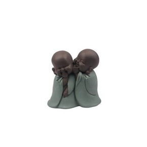 Statuette 2 bonzes chuchote