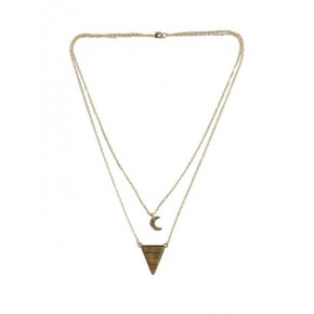 Collier triangle - pierres...