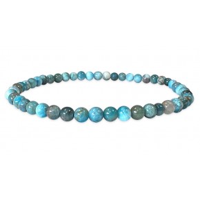 Bracelet 4 mm - Apatite bleue