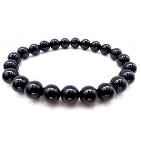 Bracelet 4mm - Obsidienne...