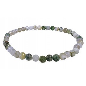 Bracelet 4 mm - Agate Arbre