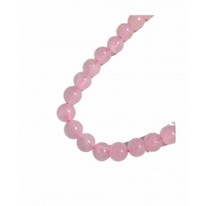 Perle 6 mm - Quartz rose