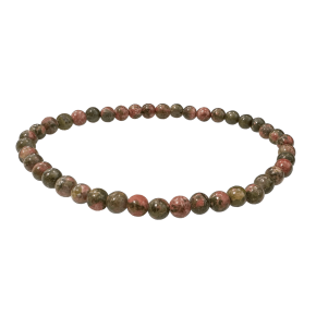 Bracelet 4 mm - Unakite