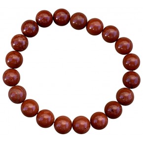 Bracelet 12 mm - Jaspe rouge