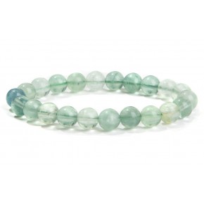 Bracelet 8 mm - Fluorite verte