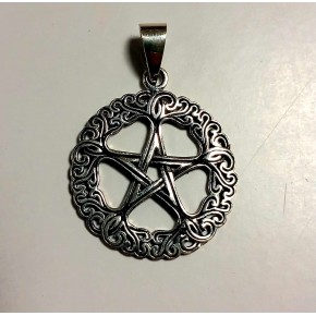 Pendentif argent -...