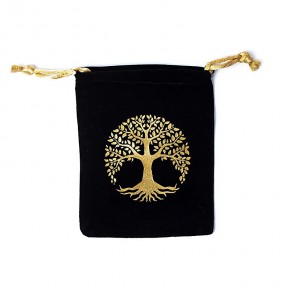 Pochette - velours noir -...