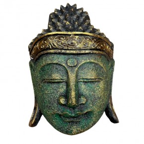 Tête de Bouddha bois - 25...