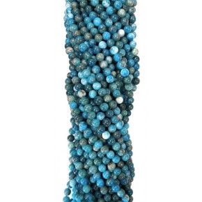 Perle 6 mm - Apatite bleue