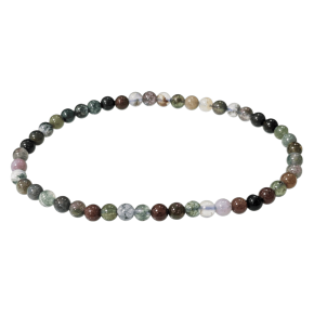 Bracelet 4 mm - Agate Indienne