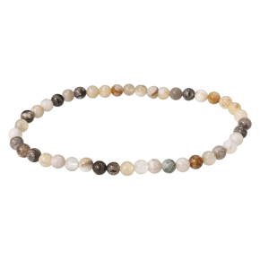 Bracelet 4 mm - Agate Plume