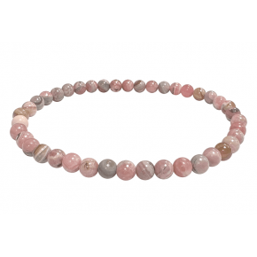 Bracelet 4 mm - Rhodochrosite