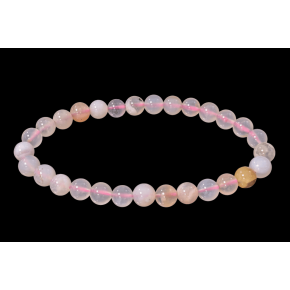 Bracelet 6 mm - Agate Fleur...