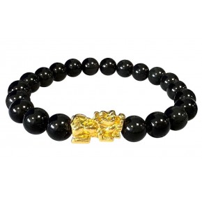 Bracelet 8 mm - Obsidienne...