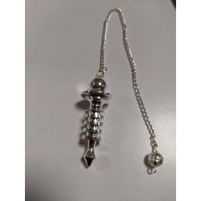 Pendule métal argenté - 5 cm