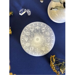 Socle sélénite - Roue du...