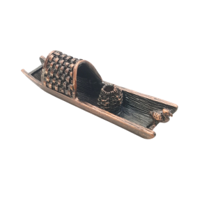 Porte encens métal cuivré -...