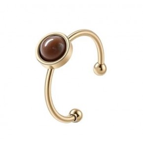 Bague acier inoxydable - doré