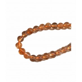 Perle 6 mm - Citrine naturelle