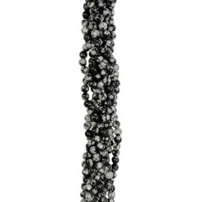 Perle 8 mm - Obsidienne