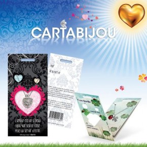 Cartabijou avec un coeur