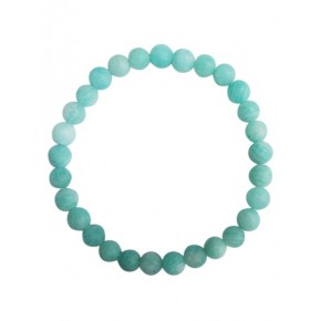 Bracelet 6 mm - Amazonite -...