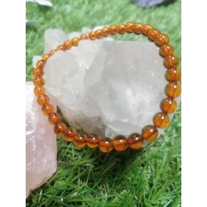 Bracelet 6 mm - Ambre