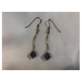 Boucles d'Oreilles - Améthyste