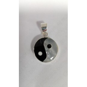 Pendentif YIN YANG argent...