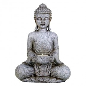 Statuette bougeoir Bouddha...