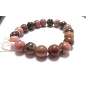 Bracelet 10 mm - Rhodonite