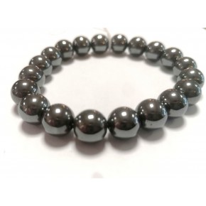 Bracelet 10 mm - Hématite