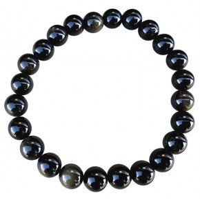 Bracelet 8 mm - Obsidienne...