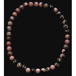 Bracelet 4 mm - Rhodonite