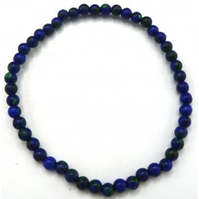 Bracelet 4 mm - Azurite /...