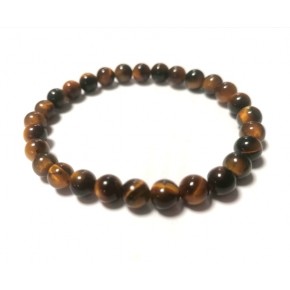 Bracelet 8 mm - Oeil de Tigre