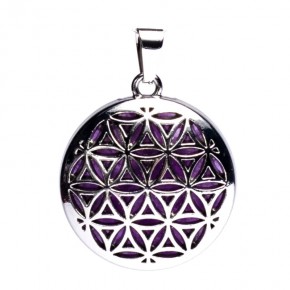 Pendentif Fleur de vie -...