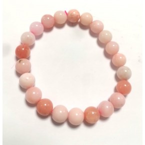 Bracelet 8 mm - Opale Rose