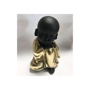 Petit Bouddha noir et doré...