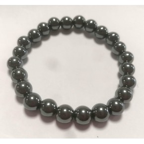 Bracelet 8 mm - Hématite