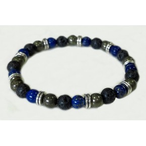 Bracelet 6mm - Lapis...