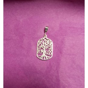 Pendentif argent -...