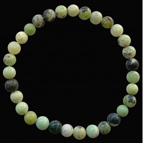 Bracelet 6 mm - Chrysoprase...