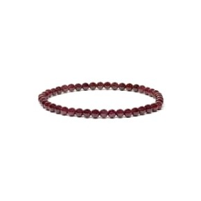 Bracelet 4 mm -  Grenat