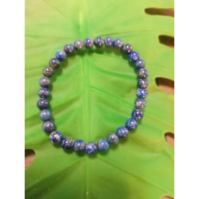 Bracelet 6 mm - Lapis Lazuli