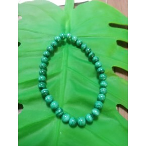 Bracelet 6 mm - Malachite