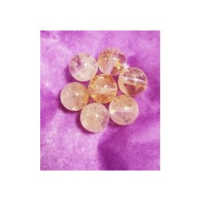 PERLE 8 MM - CITRINE