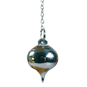 Pendule métal chromé -...