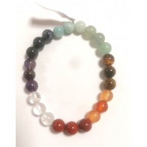 Bracelet 8 mm - 7 Chakras