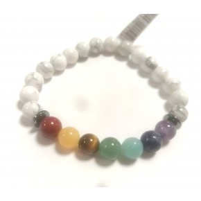 Bracelet 8 mm - 7 Chakras -...